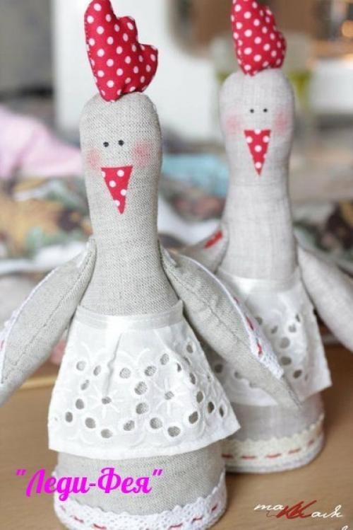 Интерьерные курочки - очень популярны при оформлении кухонь и не только! 06