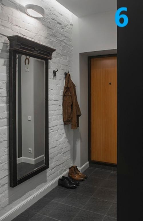 Идеи для узких коридоров и тесных прихожих: 05