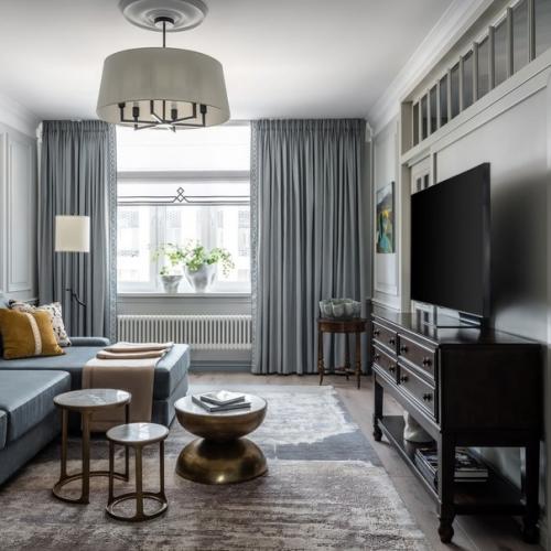 Интерьер в стиле современной американской классики. 02