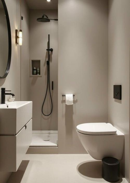 Стильная душевая кабина - это акцент всей ванной. 04