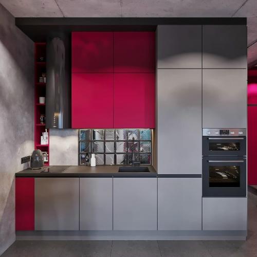 Оригинальный проект квартиры - студии 24 м 2 в ЖК символ в Москве. 01