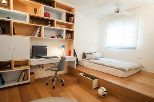 Современный интерьер квартиры для большой семьи в Тель-авиве, израиль // 02. 05