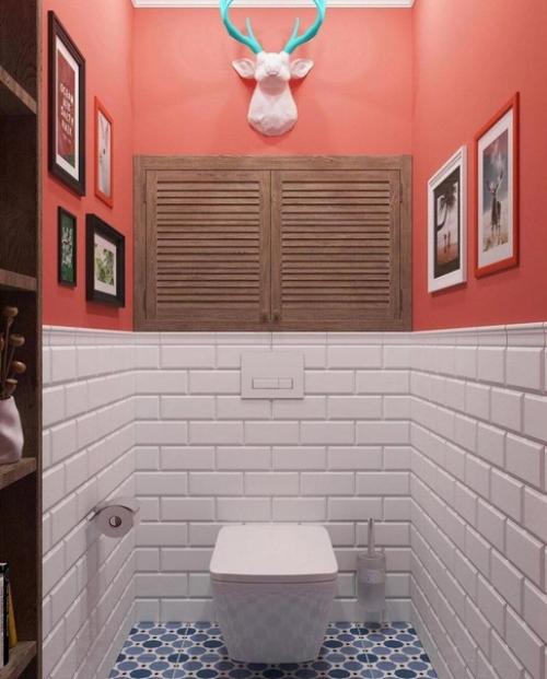 Подборка оформления туалетов без ванны. 03