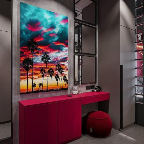 Оригинальный проект квартиры - студии 24 м 2 в ЖК символ в Москве. 08