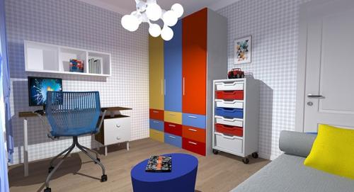 Мы представляем вашему вниманию дизайн - проект обустройства гостиной и детской комнаты. 01