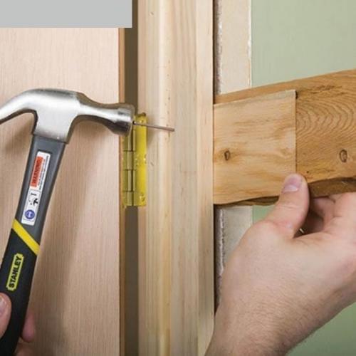 Установка самостоятельно межкомнатной двери. 05