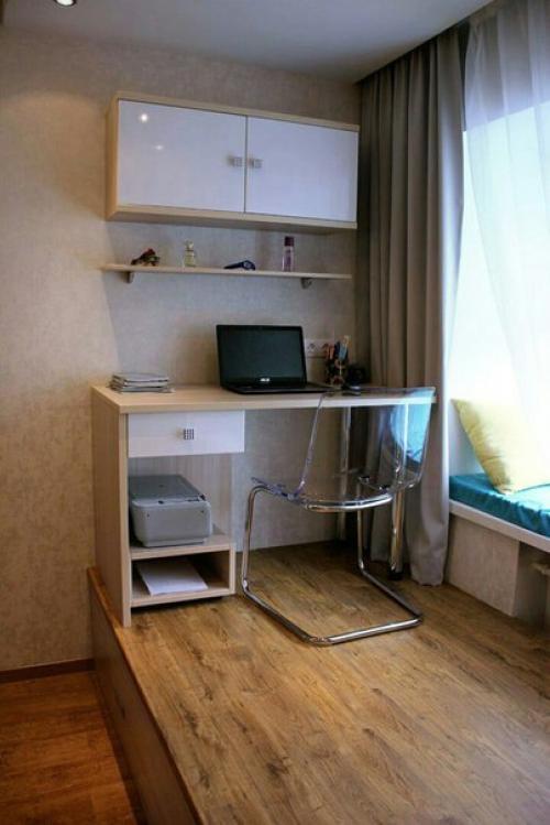 Модная примета современного интерьера - кровать - подиум в детской. 02