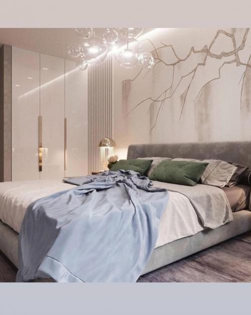 Интерьер в бежевых оттенках. 06