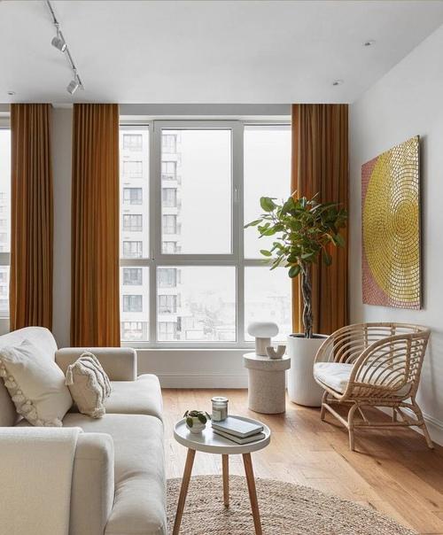 Стильная квартира с базовой отделкой и крутыми дизайнерскими приемами. 02