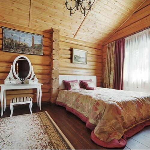 10 Идей оформления спальни в деревянном доме. 04