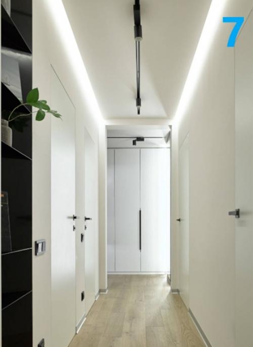 Идеи для узких коридоров и тесных прихожих: 06