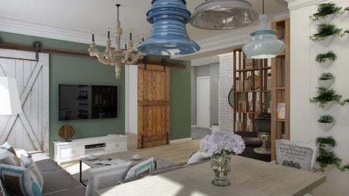 Дизайн - проект 3 х комнатной квартиры 80 кв. 02