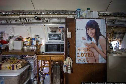 Настоящий выживальщик!   Отшельник в списанном самолете посреди леса живет. 09