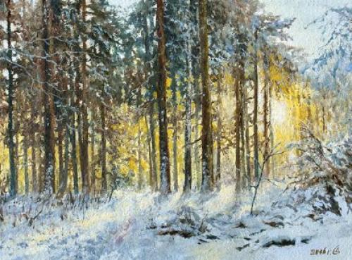 Встреча Зимы. Иван Саввич Никитин (1824-1861). 03