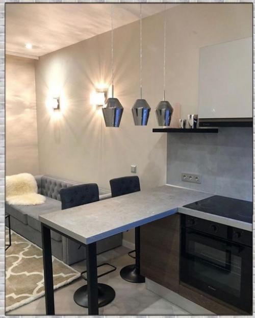 Стильная квартира. В спокойной цветовой гамме. 01