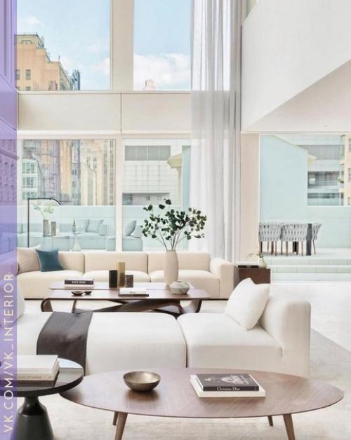 Современный интерьер. В светлых оттенках. 02