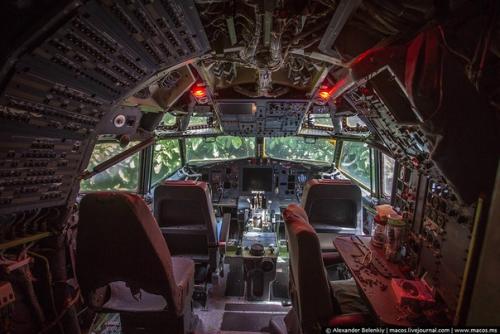 Настоящий выживальщик!   Отшельник в списанном самолете посреди леса живет. 02