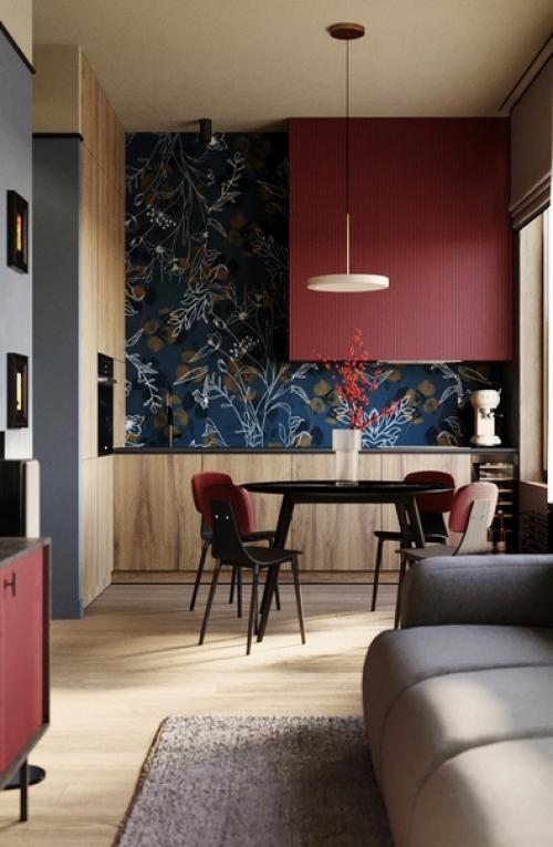 Студия дизайна интерьера Project P представляет уникальный проект интерьера квартиры площадью всего 55, 3 кв. 01