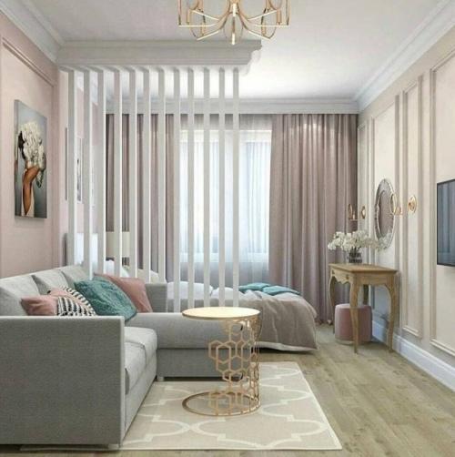 Интерьер в нежных оттенках. 03