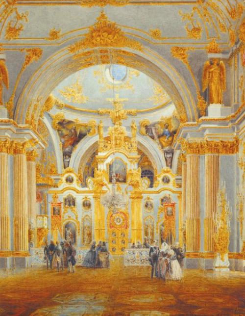 Собор спаса нерукотворного (большая церковь зимнего дворца) в Санкт-петербурге - православный дворцовый храм. 04