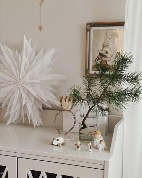 Светлый праздник - рождество в лаконичном и стильном скандинавском доме. 02