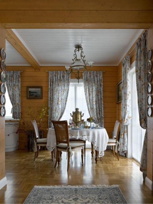 Подмосковная дача в духе русской усадьбы. 01