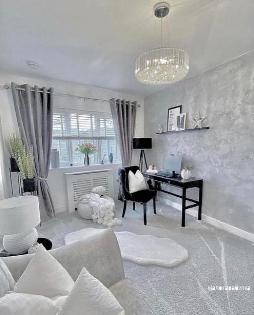 Интерьер в белом цвете. 02