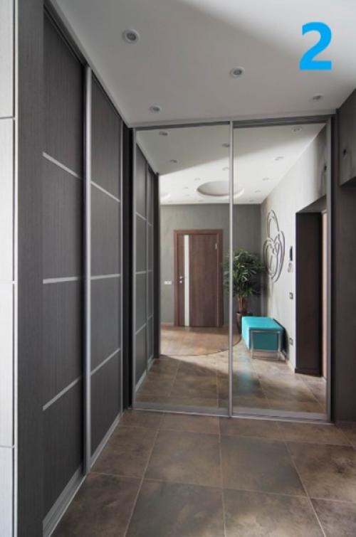 Идеи для узких коридоров и тесных прихожих: 01