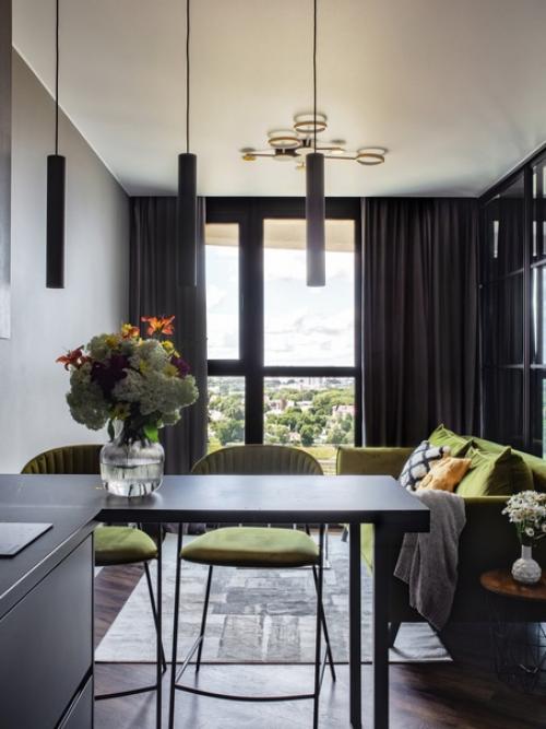 Компактная двушка с прозрачной перегородкой. 06