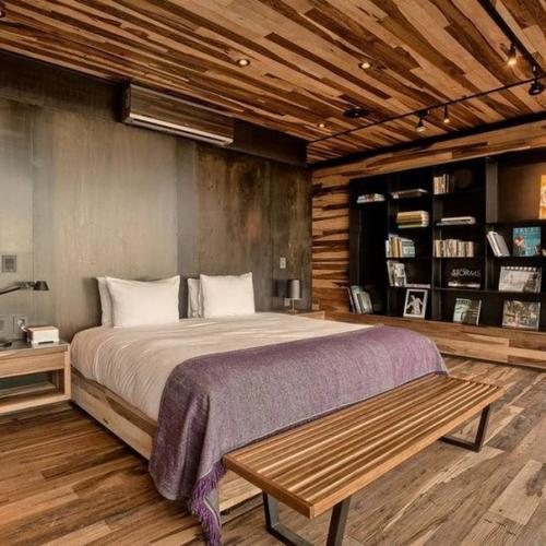 10 Идей оформления спальни в деревянном доме. 09