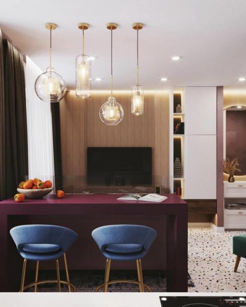 Дизайн бoгeмной cтудии в Xабарoвcкe (26, 8 кв. 02