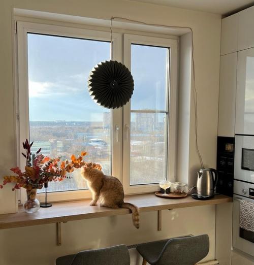 Доброе утро!  Мы начинаем этот прекрасный день с уютного и интересного интерьера Ксении Ksenia_Lagom. 08