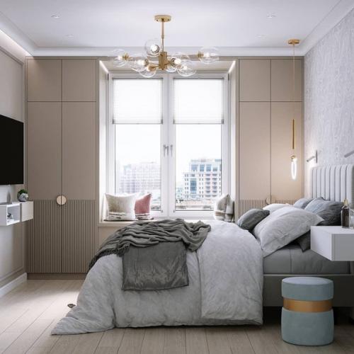 Интерьер квартиры в светлой цветовой гамме. 04