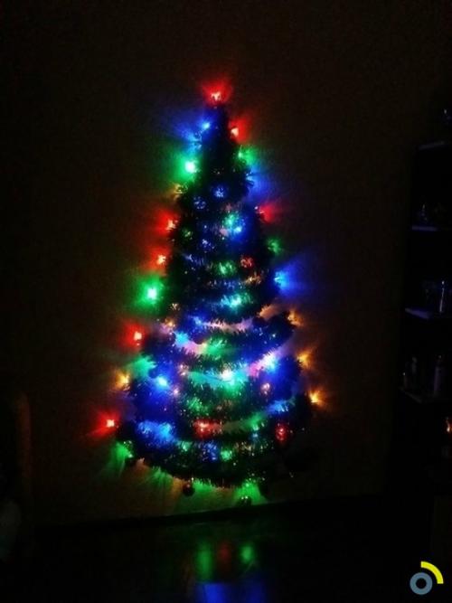 Шарики - фонарики можно вешать не только на елку! 01