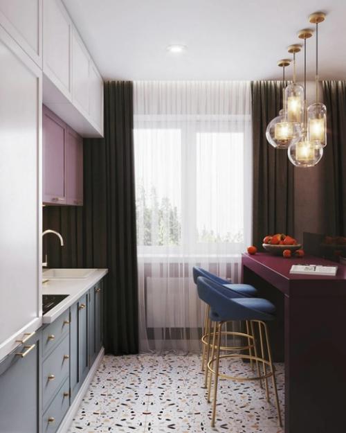 Дизайн бoгeмной cтудии в Xабарoвcкe (26, 8 кв.