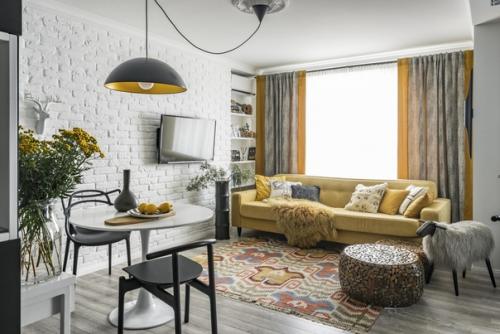 Квартира с этническими мотивами 43, 8 м в Екатеринбурге ч. 2. 02