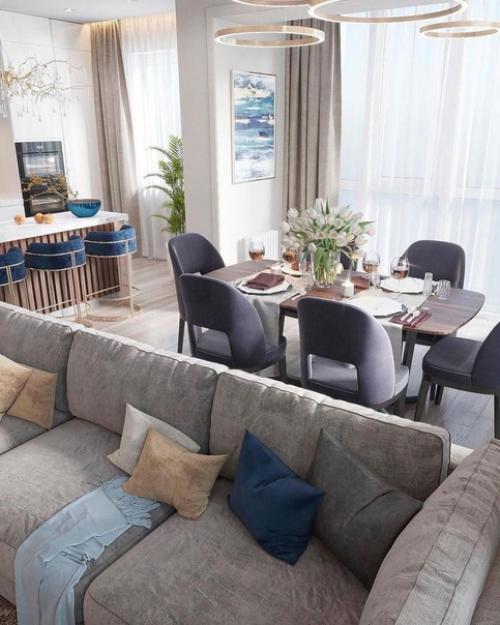 Интерьер в бежевых оттенках. 02