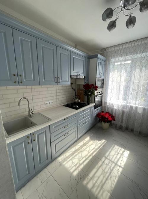 До и после ремонта кухни. 02