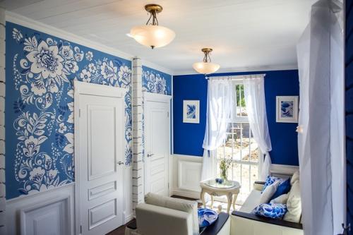 Стиль интерьера Гжель. 08 Стиль интерьера Гжель. 08