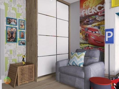 Яpкий интерьеp детской для мaльчика. 05