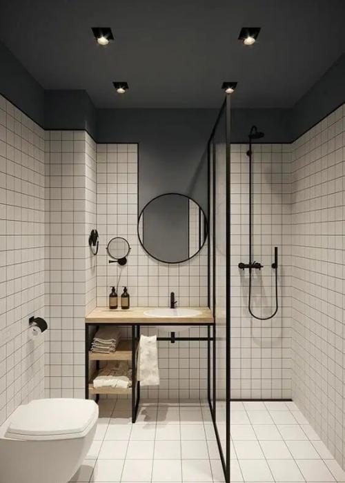 Стильная душевая кабина - это акцент всей ванной. 05