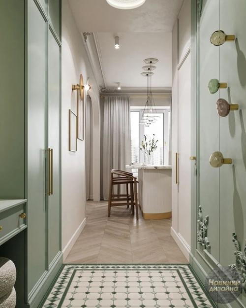 Очень нежная, стильная, атмосферная и приятная квартира, площадью 39, 53 квадратных метра. 07