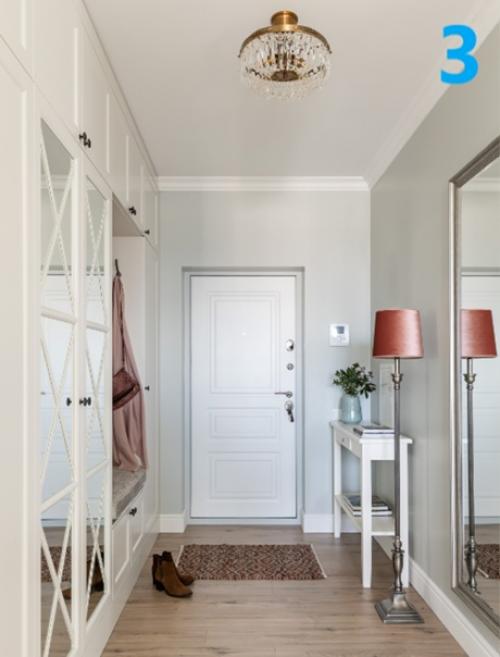 Идеи для узких коридоров и тесных прихожих: 02