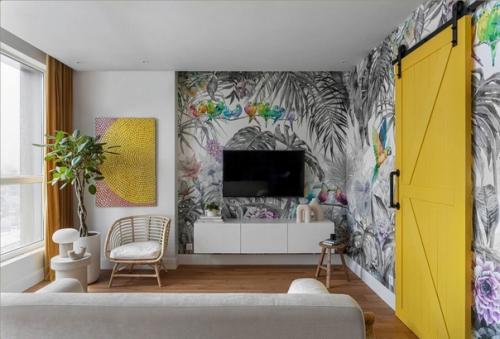 Стильная квартира с базовой отделкой и крутыми дизайнерскими приемами. 03