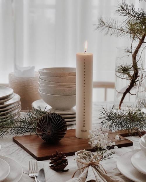 Светлый праздник - рождество в лаконичном и стильном скандинавском доме. 05