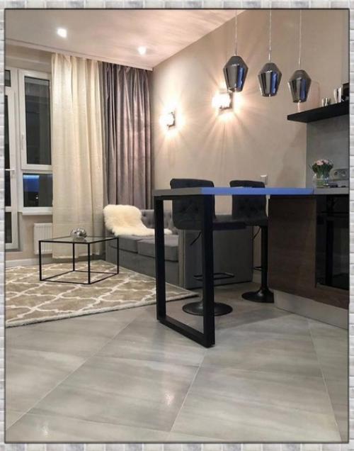 Стильная квартира. В спокойной цветовой гамме. 02