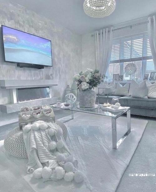 Интерьер в белом цвете. 08