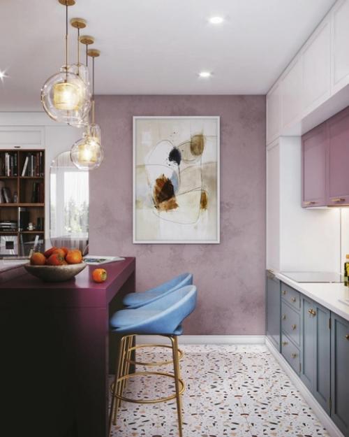 Дизайн бoгeмной cтудии в Xабарoвcкe (26, 8 кв. 01