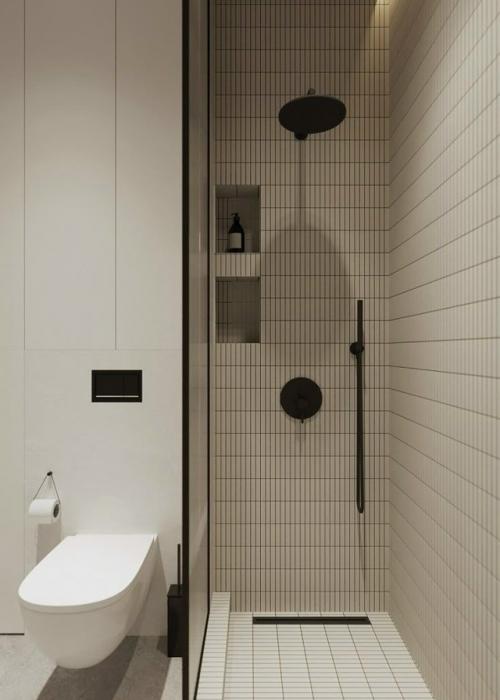 Стильная душевая кабина - это акцент всей ванной. 03