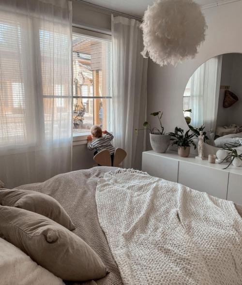 Вся правда о круглом большом зеркале в интерьере: 03